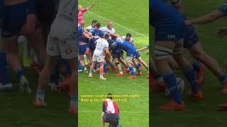 Leinster scrum dominates.