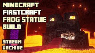 Minecraft: FirstCraft - Evil Frog Statue: Final Build!