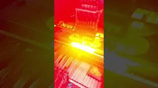 Shot of SMT assembly machine processing#pcb #electronicsassembly #smt