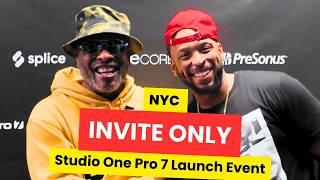 Studio One Pro 7 Launch Event NYC! Exclusive Behind the Scenes 