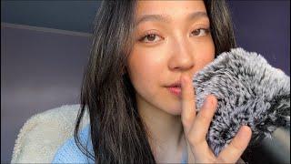 ASMR Extremely Up-Close Fluffy Mic Kisses & Whispers 