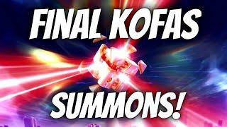 MY FINAL KOFAS FIGHTER SUMMONS! - RIP KOF ALL STAR