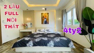 Bán nhà Gò Vấp-467 Đúc 3 tấm Full nội thất đường thông gần chợ Xóm mới chỉ 4ty2