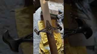 2024 Greatest Viking Sword made by thewizcraft. #thewizcrafts #viking #sword #handmade #viral