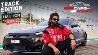 Allu Arjun drives on the Yas Marina Circuit ahead of his Pushpa 2 release I Cars With Stars