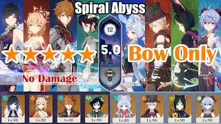 5 Bow only | Spiral Abyss Ver5.09/5弓キャラのみ 私が好きな遊び方で深境螺旋【Genshin Impact】