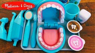 ASMR, Mainan Dokter Gigi, Unboxing, Melissa dan Doug Super Smile Dentist Kit