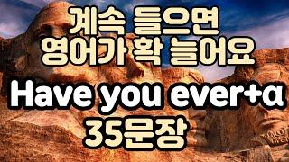 Have you+α 35문장 Korean to English Most frequently used /pattern English