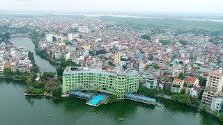 Splendid aerial view of Vietnam’s capital Hanoi during APEC meeting