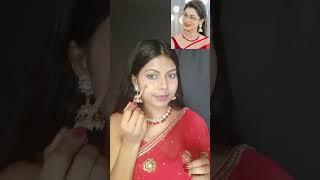 Sriti Jha(Pragya) Inspired Makeup Look  #kumkumbhagya #shorts #pragya #makeup #youtubeshorts