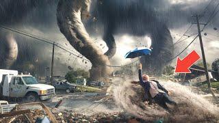 "Shocking USA Disasters: Hurricane & Tornado Caught on Camera!"