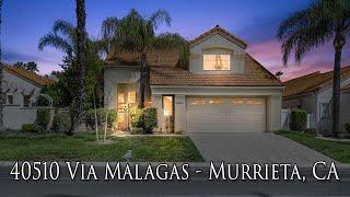 Home for Sale - 40510 Via Malagas, Murrieta, CA ~ Gated 55+ Community