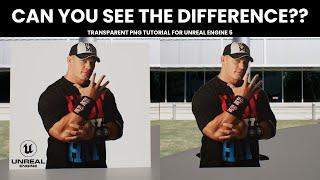 Transparent PNG's in Unreal Engine 5