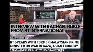 Dr Mahathir Spoke to RT International on War in Gaza and Asian Economy (4.11.23)