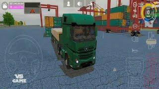 Mercedes Actros Port Cargo Transport - Grand Truck Simulator 2 UPDATE Gameplay