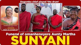 Funeral of Late Sunyani manhene's wife. Sunyani queenmother made it a memorable one