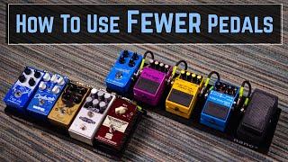 Small Pedalboard Tips For Pedal Minimalism