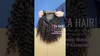 Deep Wave 5x5/13x4 HD/Transparent And Full Lace Pre-made Lace Wigs Ft.Sea Raw Hair Factory Review