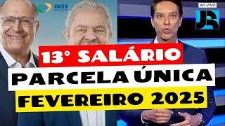 CONFIRMADO! 13º salário INSS 2025 para APOSENTADOS em PARCELA ÚNICA: QUEM vai RECEBER?