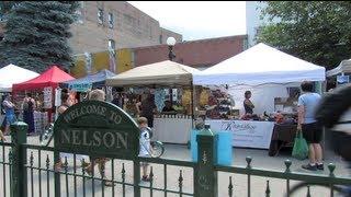 Downtown Market in Nelson B.C. on July 10 2013