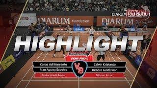 Kenas Adi H/Rian Agung S (Berkat Abadi Banjar) VS Calvin Kristanto/Hendra Gustiawan (Djarum Kudus)
