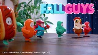 Fall Guys race in the house | Stop Motion