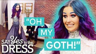 Gothic Bride Wants A BLACK Wedding Dress That Shows Off Her Neck Tattoo! | Brides Gone Styled