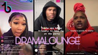 SASHA SHARK AND EISHA DRAMA *they both go live* |DramaLounge