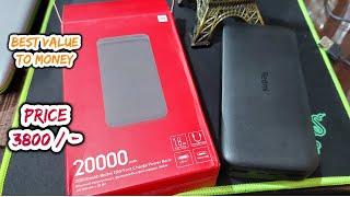 Redmi Power Bank 20000mah 18w Fast Charging Unboxing & Review