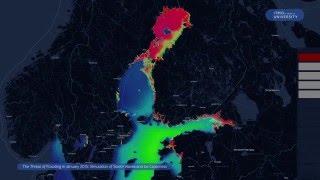 Simulation of Storm Waves and Ice Closeness