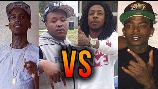 LIL REESE & FATBOYCHUBBZ VS P.RICO & $WAGG DINERO - TWITTER BEEF (300 VS BRICK$QUAD)