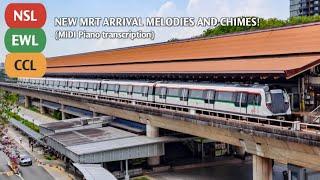 New Singapore MRT Train Arrival Melodies and Chimes | MIDI Piano Transcription