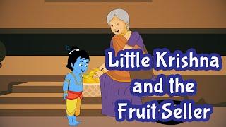 Krishna and Fruit Seller Story in English | Indian Mythological Stories | Pebbles Stories