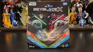 Beyblade X Star Wars Luke Skywalker & Darth Vader Dual Pack Opening & Review + Battles! #beybladex