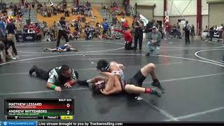 Middle School 149 Matthew Lessard Cheyenne Mountain WC Vs Andrew Wittenberg Valor Wrestling Academ