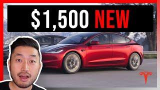 GIVEAWAY: NEW $1,500 DISCOUNT ON MODEL 3