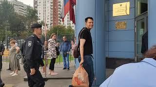 Доставление Арчагова в мещанский суд