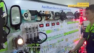 Automotive auxiliary electrical system training board, automotive electrical  training simulator