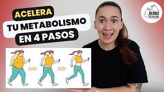 ¡Adiós dietas! Acelera tu metabolismo y COME MÁS para ADELGAZAR | Manu Echeverri