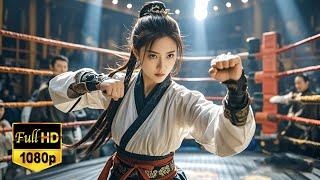 [Kung Fu Movie] A Kung Fu master dressed as a woman beat the Japanese soldiers in the ring!#movie