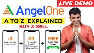 How to use Angel One Broking? |  How to BUY & SELL in AngelOne - TUTORIAL