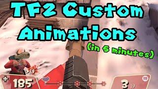 how to use TF2 custom animations in casual (+what i use)