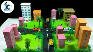 DIY Miniature Modern City With Origami Paper-Mini Eco City