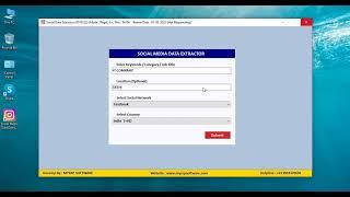 Social Media Data Extractor