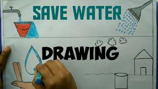 save water drawing// from crazy hamsi corner//