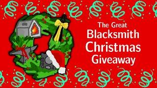 LIVE: The 8th Annual Great Blacksmith Christmas Giveaway Livestream