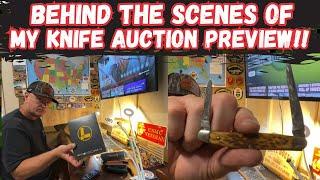 Behind the Scenes of My Knife Auction Preview (40+ Knives!)