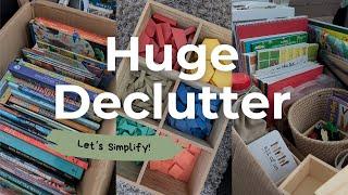 What We Decluttered from Our Homeschool | Huge Clean-Out