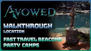 Avowed - Shatterscarp: Fast Travel Beacons and Party Camps (Location Guide)