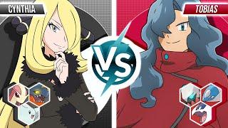 Cynthia vs Tobias - Pokemon Battle Exhibition Match